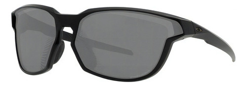 Lentes De Sol Oakley Kaast Prizm Hombre Ajuste Normal 135 Mm Negro Espejeado Negro Negro Negro