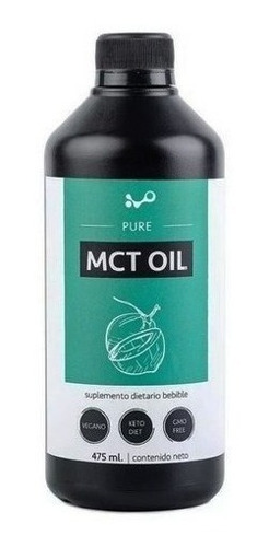 Mct Oil X 475 Ml X2u | Keto - Gmo Free - Vegano | Importado