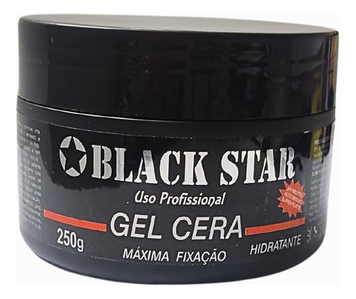 Gel Cera Black Star Máxima Fixação Hair Mutation 250g