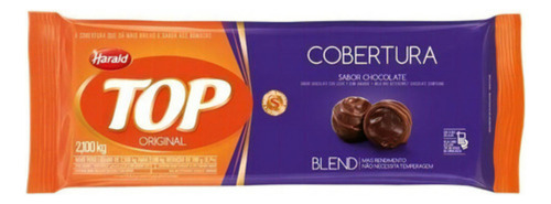 Cobertura Fracionada Sabor Chocolate Blend 2,1kg Top Harald