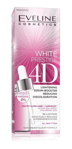 White Prestige 4d Suero Booster Aclarador Antimanchas