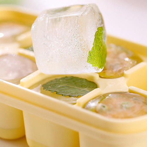 Bandeja Grande De Silicona Para Hacer Hielo, 4 Piezas