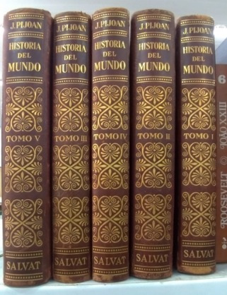 Livro Historia Del Mundo - 5 Volumes J. Pijoan