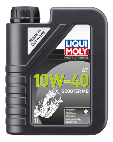 Aceite Para Motor 4t Motorbike 4t 10w-40 Scooter Mb