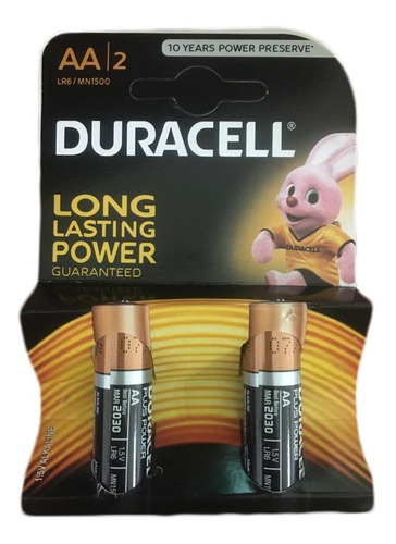 Pila / Batería Duracell Aa Blister / 2 Und 1,5v