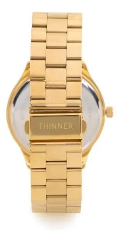 Reloj thinner dorado hombre sale