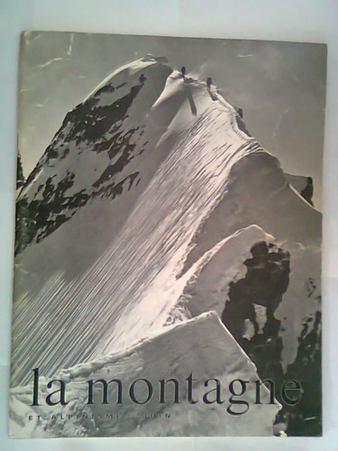 Revista Alpinismo La Montagne En Frances 1971 Antigua
