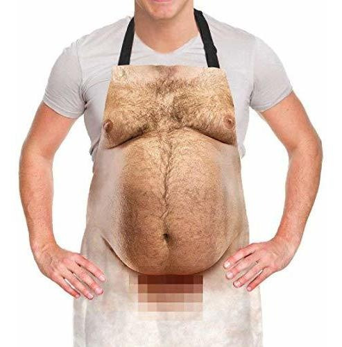 Funny Men Cooking Grilling Aprons Belly Bbq Funny Gag Gifts 