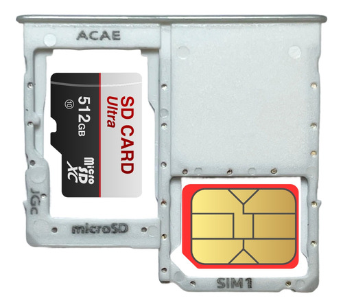 Bandeja Porta Sim Chip Card Compatible Samsung Galaxy A31