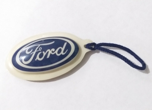 Llavero De Goma Concesionario Ford Logo