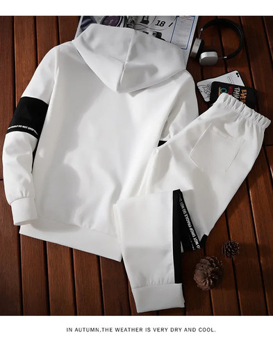 Conjunto De Sudadera Y Pantalón De Chándal Con Capucha Para