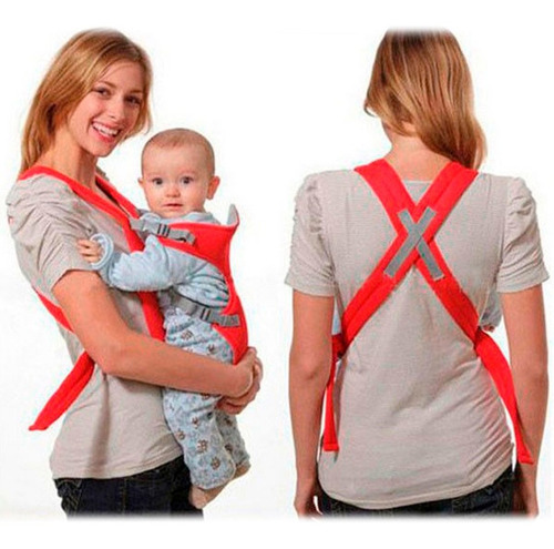 Carregador De Bebê Canguru Baby Carrier Wrap Sling Vermelho