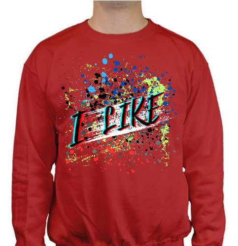 Sudadera Yazbek Cuello Redondo Unisex I Like