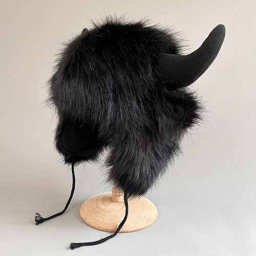 Sombrero De Bisonte Con Cuernos
