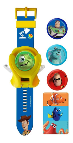 Reloj Lanzador De Discos / Toy Story / Increibles / Wazowski