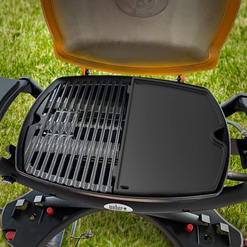 Plancha De Cocina De Hierro Fundido Para Weber Q100 Q12...