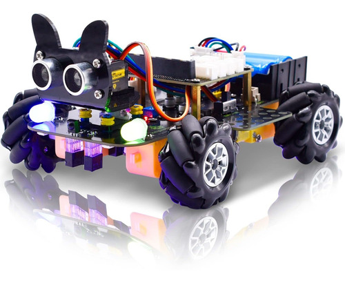 Keyestudio Microbit 4wd Mecanum Robot Kit Coche (sin Para