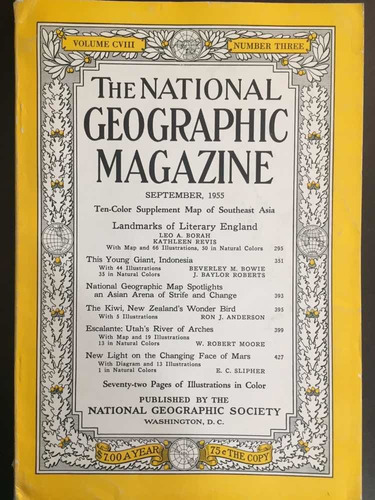 Revista National Geographic Septiembre 1955