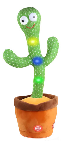 Juguete Cactus Bailarin Tiktok Baila Canta Repite Voz Luces