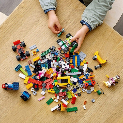 Lego Classic Original Caixa Blocos E Rodas