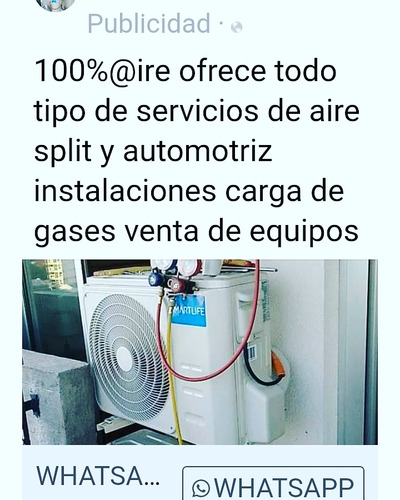 100%@ire Servicio Integral En Aire Acondicionado 