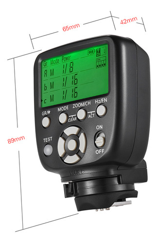 Controlador De Flash Yn560-tx Nikon Ii/rf605 Receptor Para C
