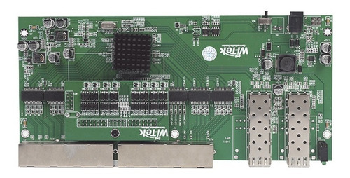Switch Wisp/fttx Con 7 Puertos Poe Inverso De 24v Pasivo