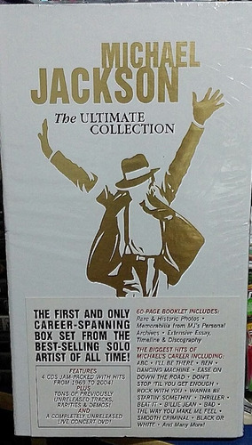 Box Michael Jackson The Ultimate Collection 4 Cds+1 Dvd+book