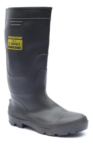 Bota Pvc Resistor Ce Rocket Punta Fierro Talla 43