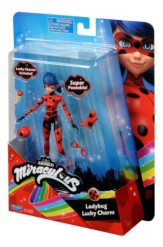 Muñeca Bandai Miraculous Ladybug Fashion Doll Lucky Charm