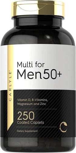 Carlyle | Multivitamin For Men 50+ | 250 Caplets | Importado