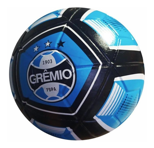 Bola De Futebol De Campo Dualt Grêmio Azul/preto Cor Azul