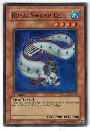 Yugioh Royal Swamp Eel Super 1st Crms-en086