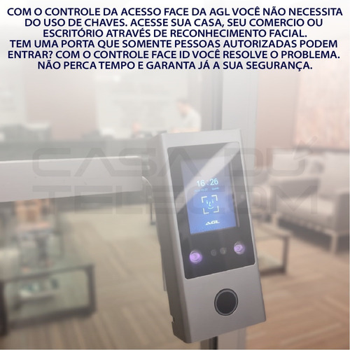 Controle De Acesso Maxima Segurança C/reconhecimento Facial