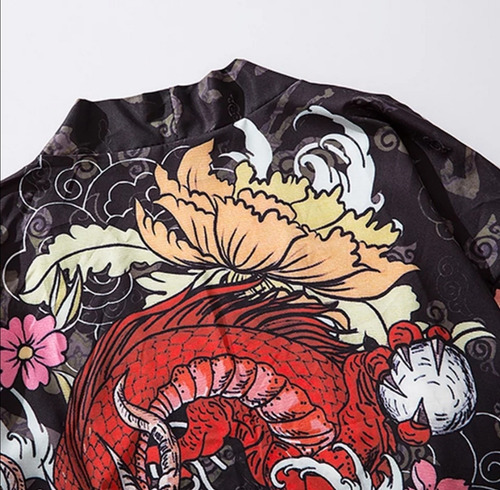 Imagen 3 de 4 de Kimono Red Dragón Unisex