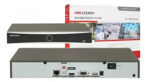 Nvr Hikvision Profissional Acusense 4k Reconhecimento Facial