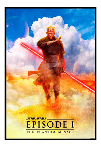 Cuadro Premium Poster 33x48cm Star Wars Episodio 1