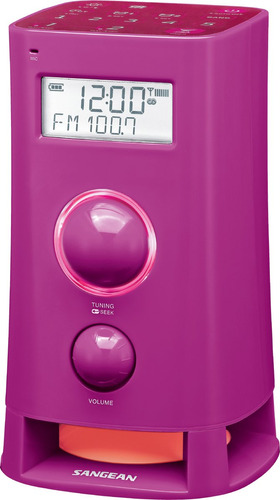 Radio Digital Am/fm Vertical Multifunción K-200 (rosa)