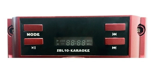 Parlante Karaoke Bluetooth Usb + Luz + Sd + Microfono