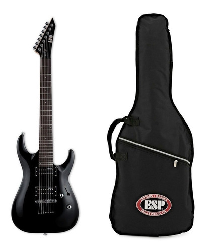 Esp Ltd Mh17 Guitarra Electrica 7 Cuerdas + Funda