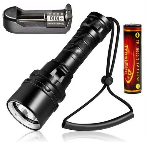 Linterna Buceo Profesional Shustar S-108 1000 Lum, Led Xml-2