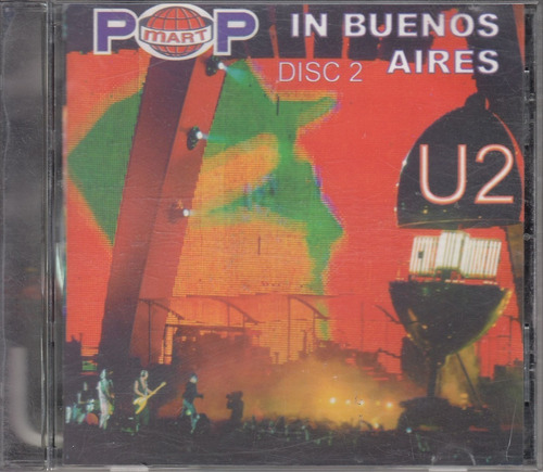 Cd U2 Bono Pop Mart Live Buenos Aires 1998 Parte 2 Escaso