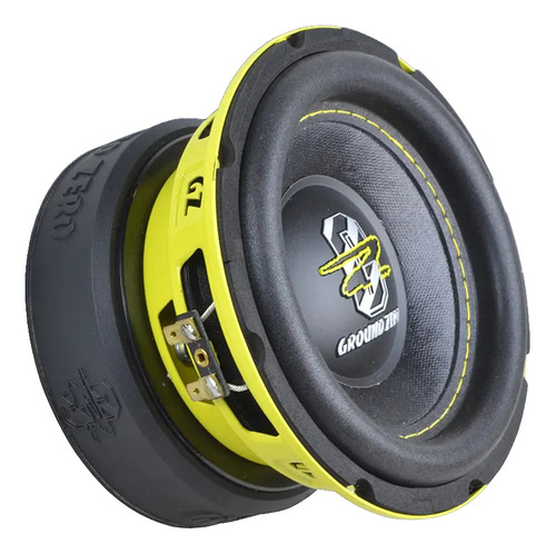 Subwoofer Ground Zero 6,5'' Radioactive Spl 2+2 Ohm 700wrms Cor Preto