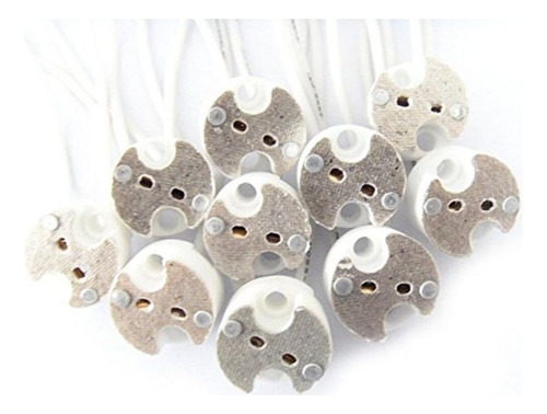 20 Piezas De Enchufe De Conector De Cable Para Mr16 Mr11 Gu5