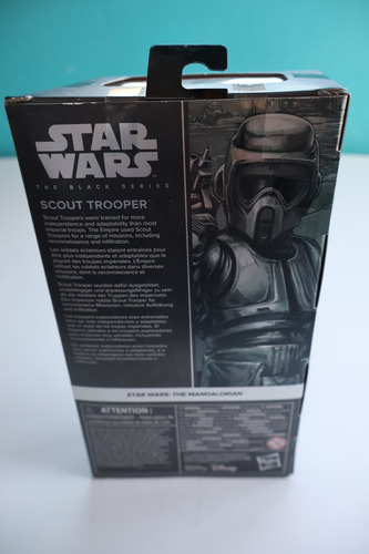 Star Wars Mandalorian Black Series Scout Trooper Carbonized