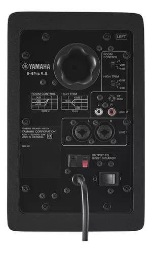 Par de monitores activos para estudio Yamaha HS4 BK — TodoMusica