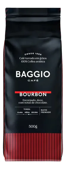 Baggio Café Bourbon Espresso Grão 500g