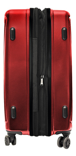 Maleta Skypeak Ocean 28'' Rígida Con Candado Tsa Rojo Rojo Liso