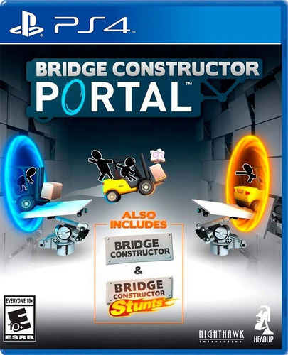 Bridge Constructor Portal - Ps4 Físico - Play For Fun