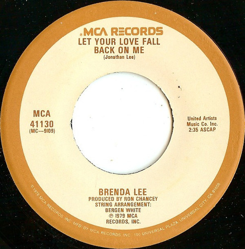 Brenda Lee - Tell Me What It's Like -  7 Vinilo Simple